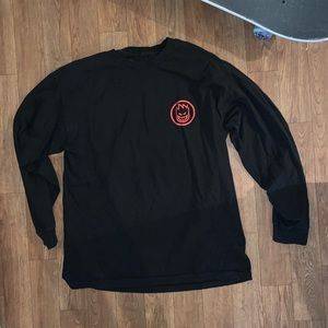 Spitfire Wheels black and red long sleeve shirt